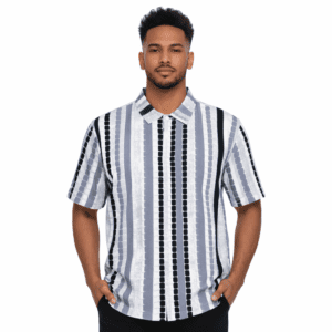 Men's Croma Print Design Premium Polo T-Shirt