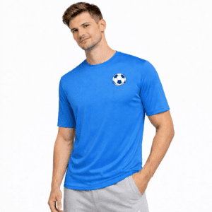 Men’s Round Neck Ball Lycra Half Sleeves T-Shirt