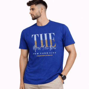 Men's THE More You Now Graphic Printed Round Neck T-Shirt