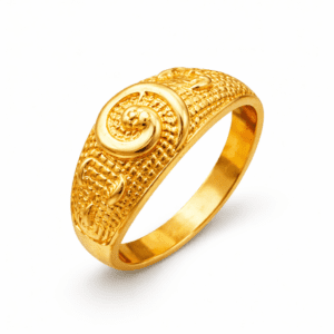 Men's Royal Spiral Designer Band Imitation Ring